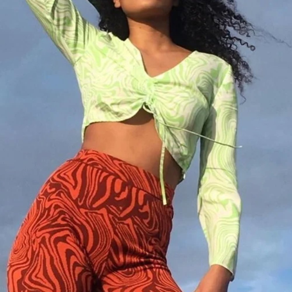 Paloma Wool Lera Top in Green